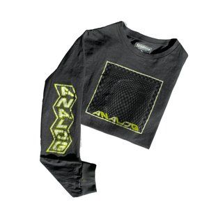 GREY ANALOG  GRAPHIC LONG-SLEEVE SHIRT